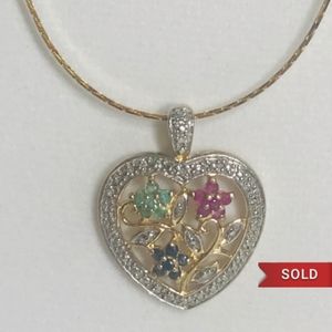 ❌SOLD❌Genuine Ruby, Sapphire & Emerald